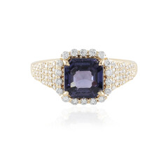 Cobaltblauer Luc Yen-Spinell-Goldring (AMAYANI)