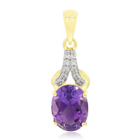 Marokkanischer Amethyst-Goldanhänger