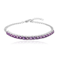 Amethyst-Silberarmband