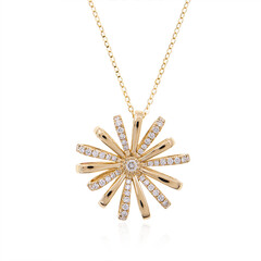 Lupenreiner (F) Brillant-Goldhalskette (LUCENT DIAMONDS)