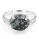 Schneeflocken-Obsidian-Silberring