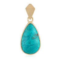 Atacama-Opal-Silberanhänger (Bali Barong)