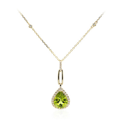 Dashihe-Peridot-Goldhalskette (CIRARI)