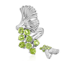 Jilin-Peridot-Silberring