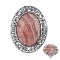 Rhodochrosit-Silberring (Art of Nature)