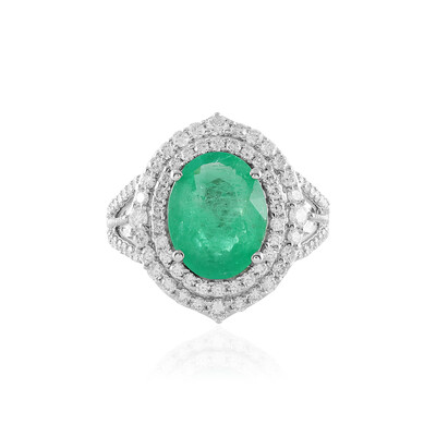 Russischer Smaragd-Goldring (AMAYANI)