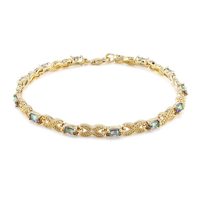 Mystik-Quarz-Silberarmband