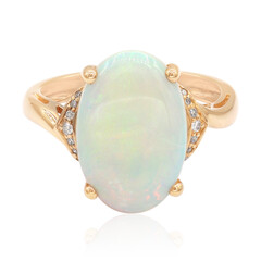Australischer Opal-Goldring