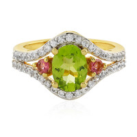 Peridot-Silberring