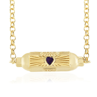 Sambia-Amethyst-Silbercollier