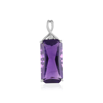 Sibirischer Amethyst-Silberanhänger