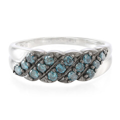 Fancy-Brillant-Silberring