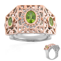 Peridot-Silberring (Dallas Prince Designs)