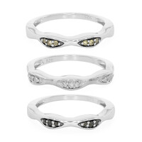 Diamant-Silberringe