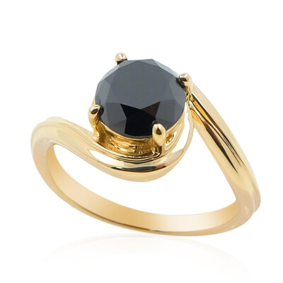 Schwarzer Diamant-Goldring (de Melo)