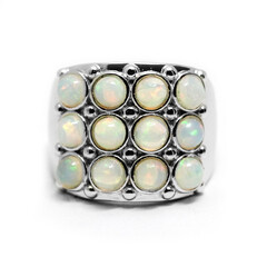 Welo-Opal-Silberring