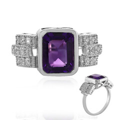 Sambia-Amethyst-Silberring