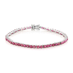 Madagaskar-Rubin-Silberarmband