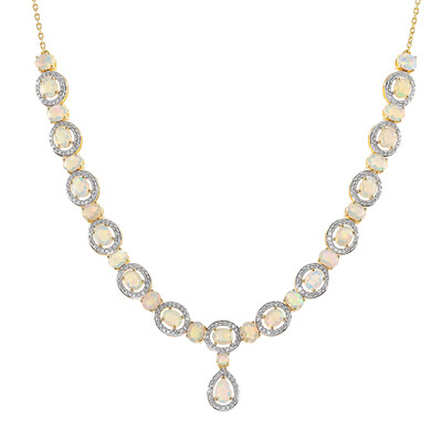 Welo-Opal-Silbercollier