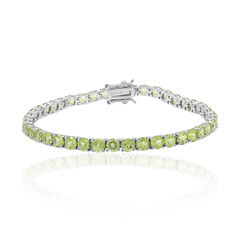 Peridot-Silberarmband