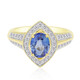 Blauer Ceylon-Saphir-Goldring (Annette)