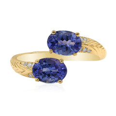 AAA-Tansanit-Goldring (CIRARI)