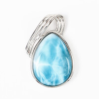 Larimar-Silberanhänger