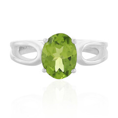 Mandschurischer Peridot-Silberring