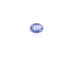 Nicht erhitzter Blauer Ceylon-Saphir 0,219 ct