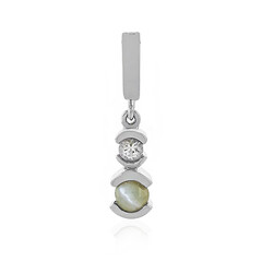 Chrysoberyll-Katzenauge-Silberanhänger