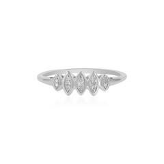 I2 (I) Diamant-Silberring