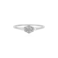 I2 (I) Diamant-Silberring
