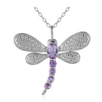 Bolivianischer Amethyst-Silberhalskette