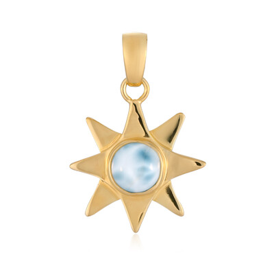 Larimar-Silberanhänger