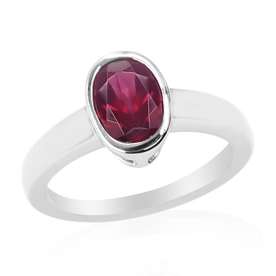 Rhodolith-Silberring (MONOSONO COLLECTION)