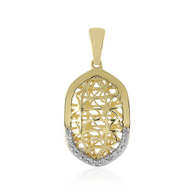 I4 (J) Diamant-Goldanhänger (Ornaments by de Melo)