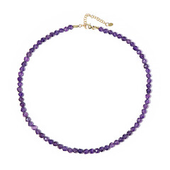 Amethyst-Silberhalskette