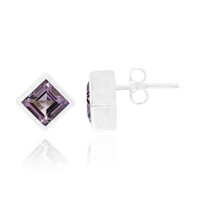 Lavendel-Amethyst-Silberohrringe