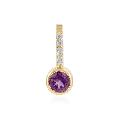 Sibirischer Amethyst-Silberanhänger