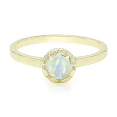 AAA-Regenbogen-Mondstein-Goldring