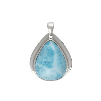 Larimar-Silberanhänger