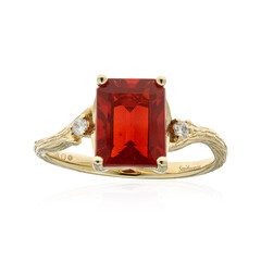 Mexikanischer Feueropal-Goldring (Smithsonian)