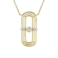 Zirkon-Goldcollier (Ornaments by de Melo)
