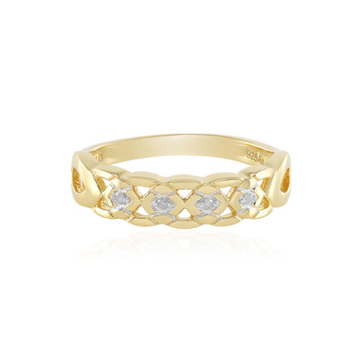 I2 (J) Diamant-Silberring