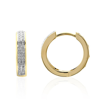 SI1 (H) Diamant-Goldohrringe