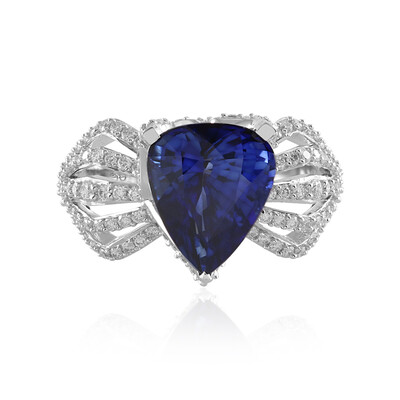 Blauer Ceylon-Saphir-Goldring (de Melo)
