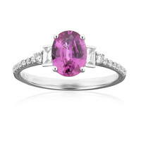 Pinkfarbener Saphir-Goldring (CIRARI)