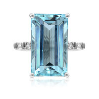 AAA-Brasilianischer Aquamarin-Goldring (AMAYANI)
