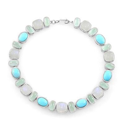 Edelstein-Silberarmband (KM by Juwelo)