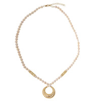 Süßwasserzuchtperlen-Goldcollier (Ornaments by de Melo)